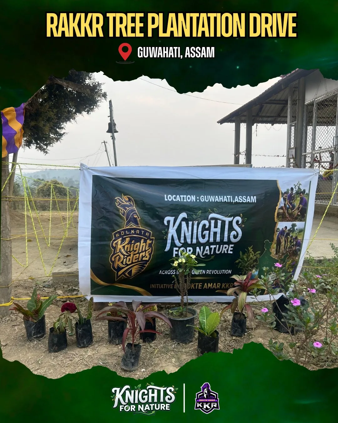 RAKKR Tree Plantation Drive Assam Banner