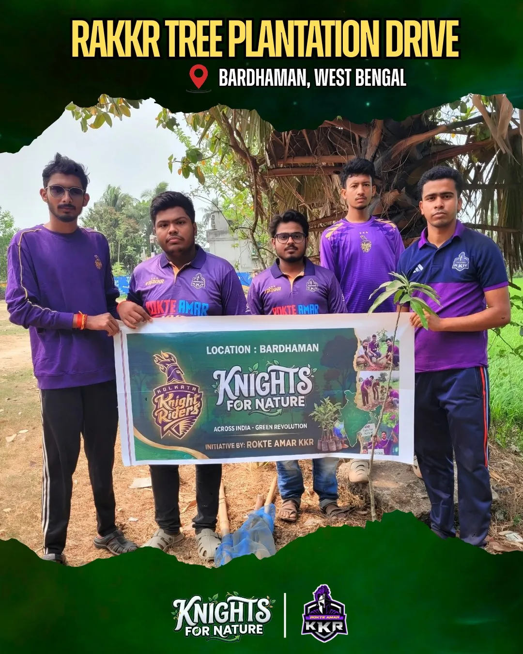 RAKKR Tree Plantation Drive Bardhaman Banner