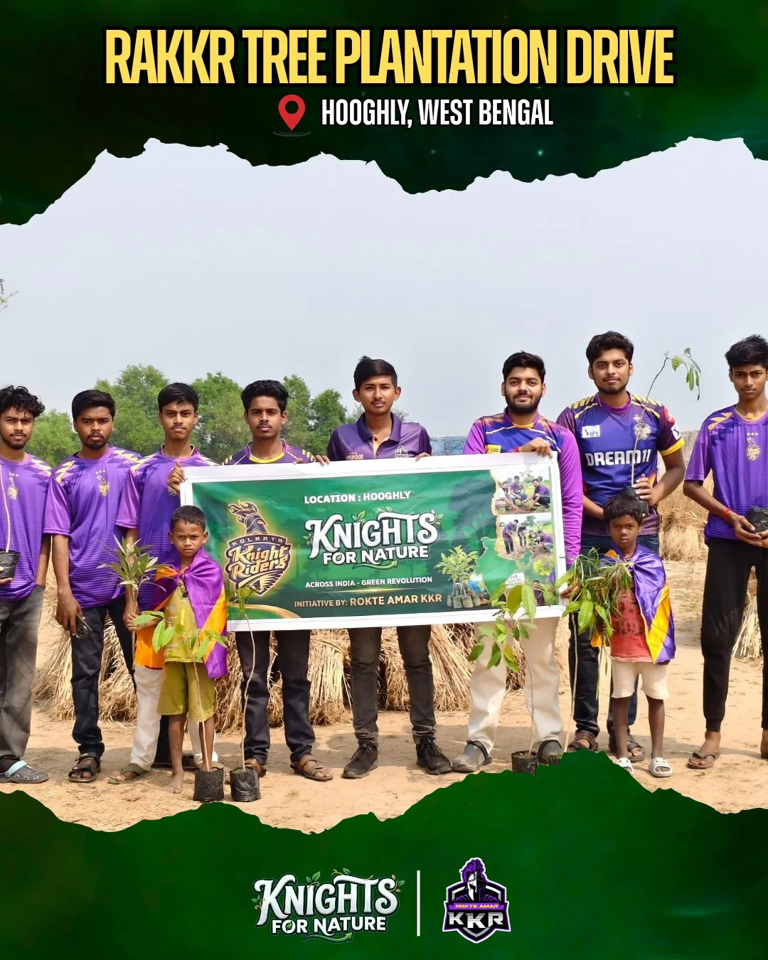 RAKKR Tree Plantation Drive Hooghly Banner