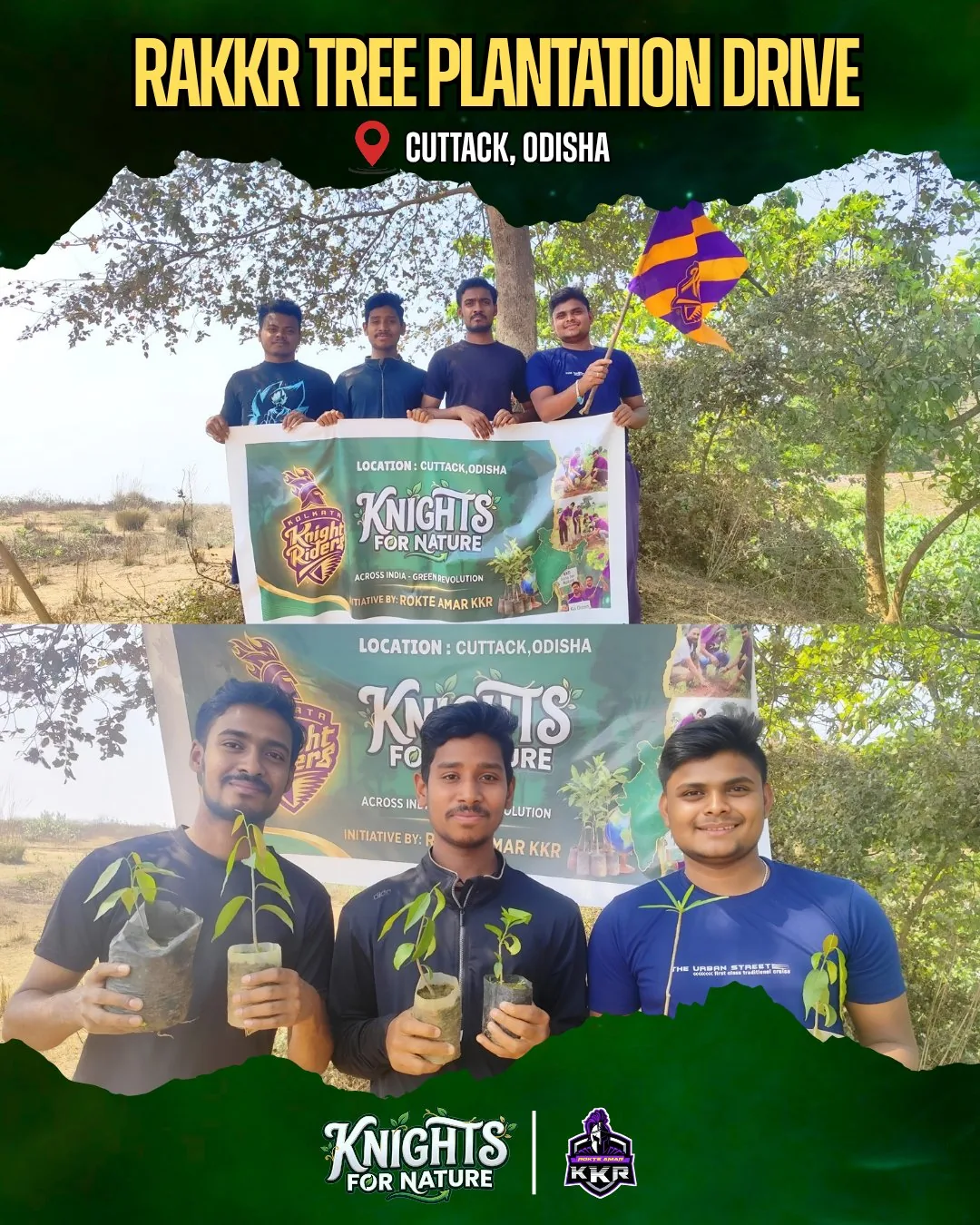 RAKKR Tree Plantation Drive Odisha Banner